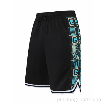 Shorts de basquete da moda masculino shorts esportivos de verão